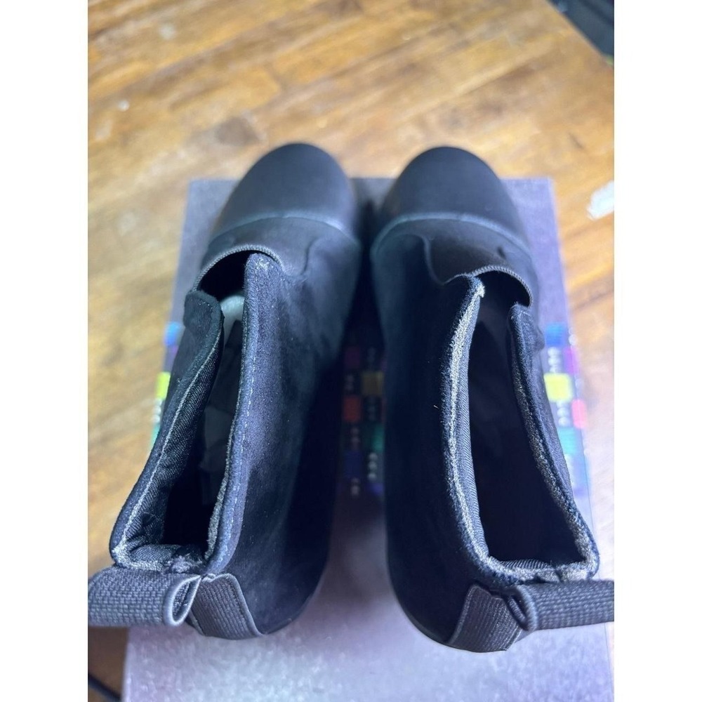 Bernie Mev Giggles Black Wedge Ankle Boots Size 38 US 7.5-8 - Picture 5 of 7